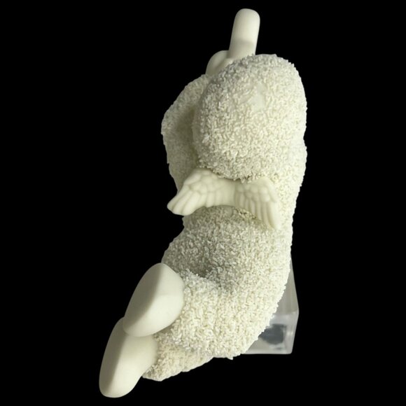 Dept 56 Snowbabies Falling For You Figurine Angle Flying Over Acrylic Cube VTG - Picture 6 of 12